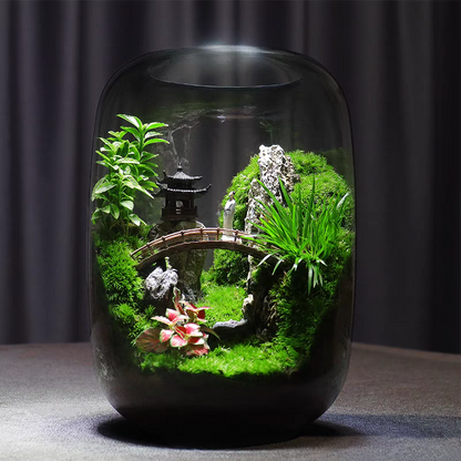 【Remembering】Office Desk Moss Micro-landscape