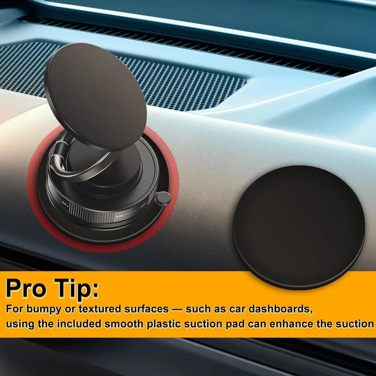 Vaccume Magnetic phone holder