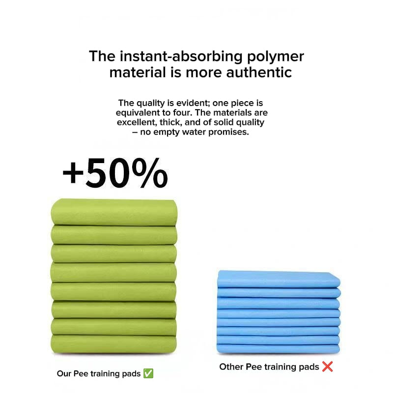 Pet pee training pads