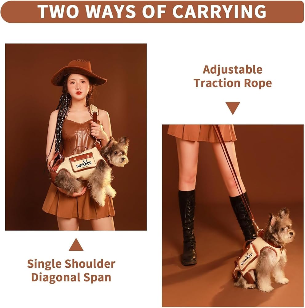 Pet carrier shoulder bag