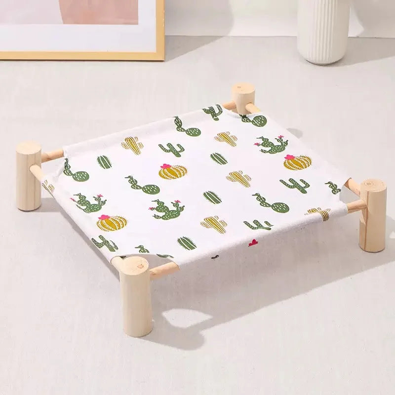Pet wooden bed