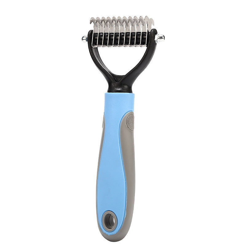 Pet grooming brush