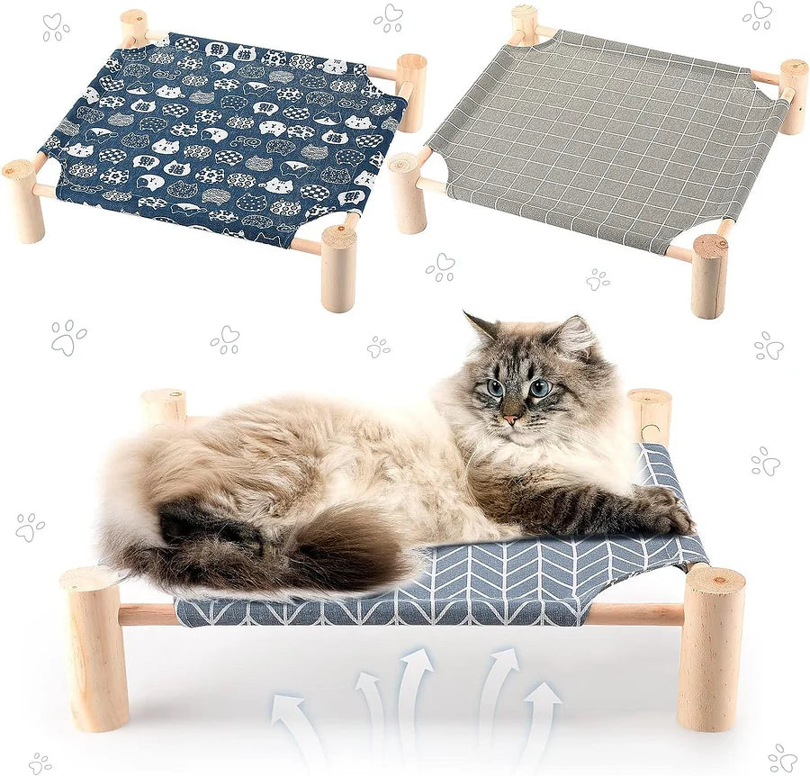 Pet wooden bed