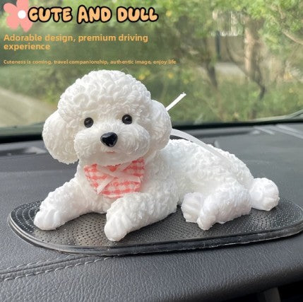 New car ornament -squishy puppy