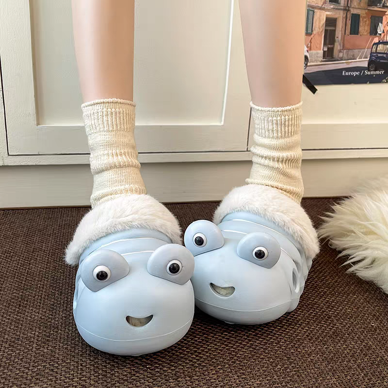 Caterpillar Cotton Slippers