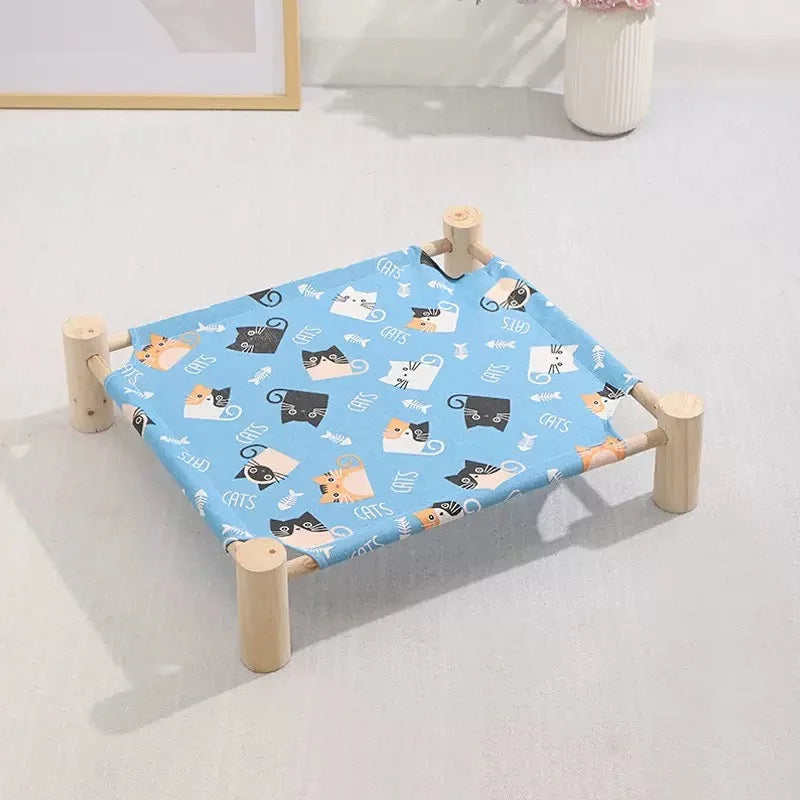 Pet wooden bed