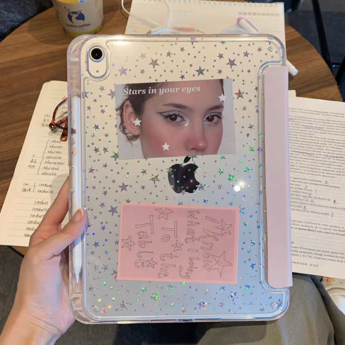 Y2K Cartoon iPad Case With Stand – Shockproof Shell