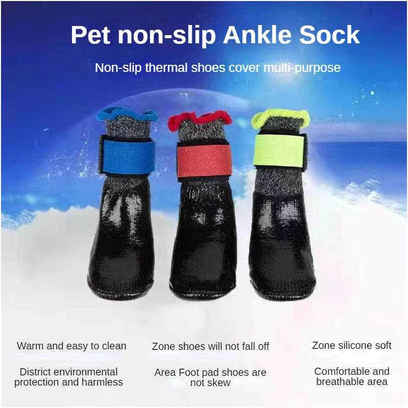 Waterproof dog shoes