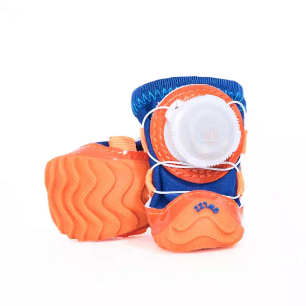 Winter dog shoes with light (2 pairs)