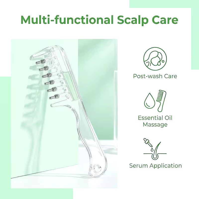Crystal scalp care comb