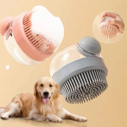Gentle massage bath brush