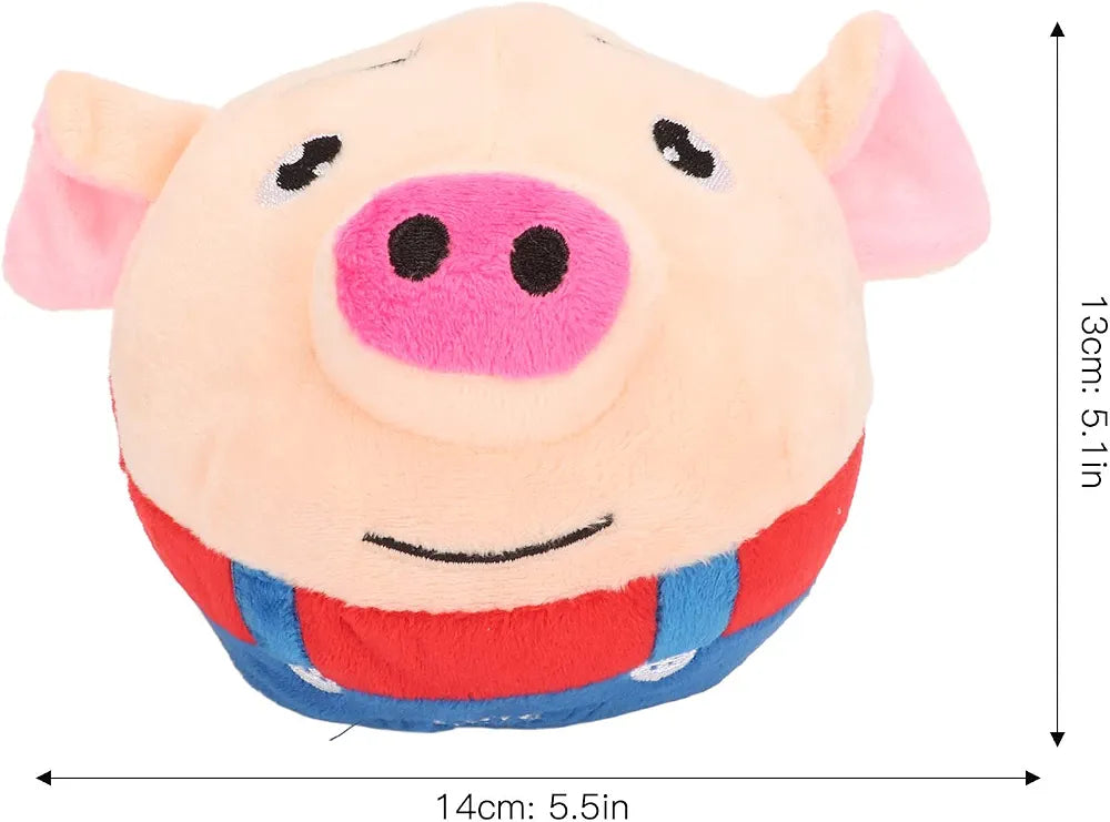 Interactive dog toy pig 🐷