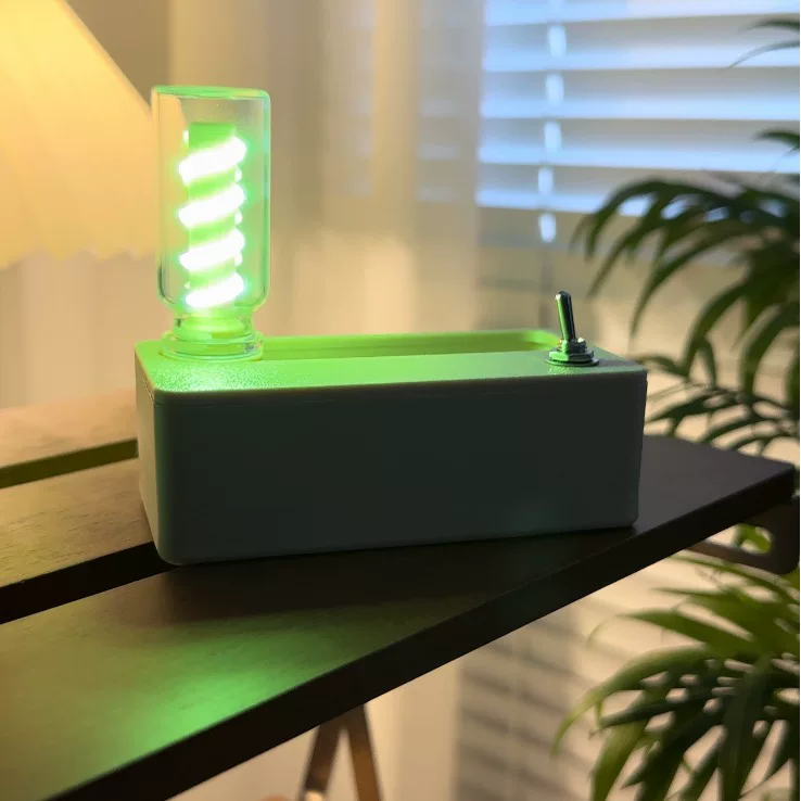 3D printed Mechanical small pop-up light