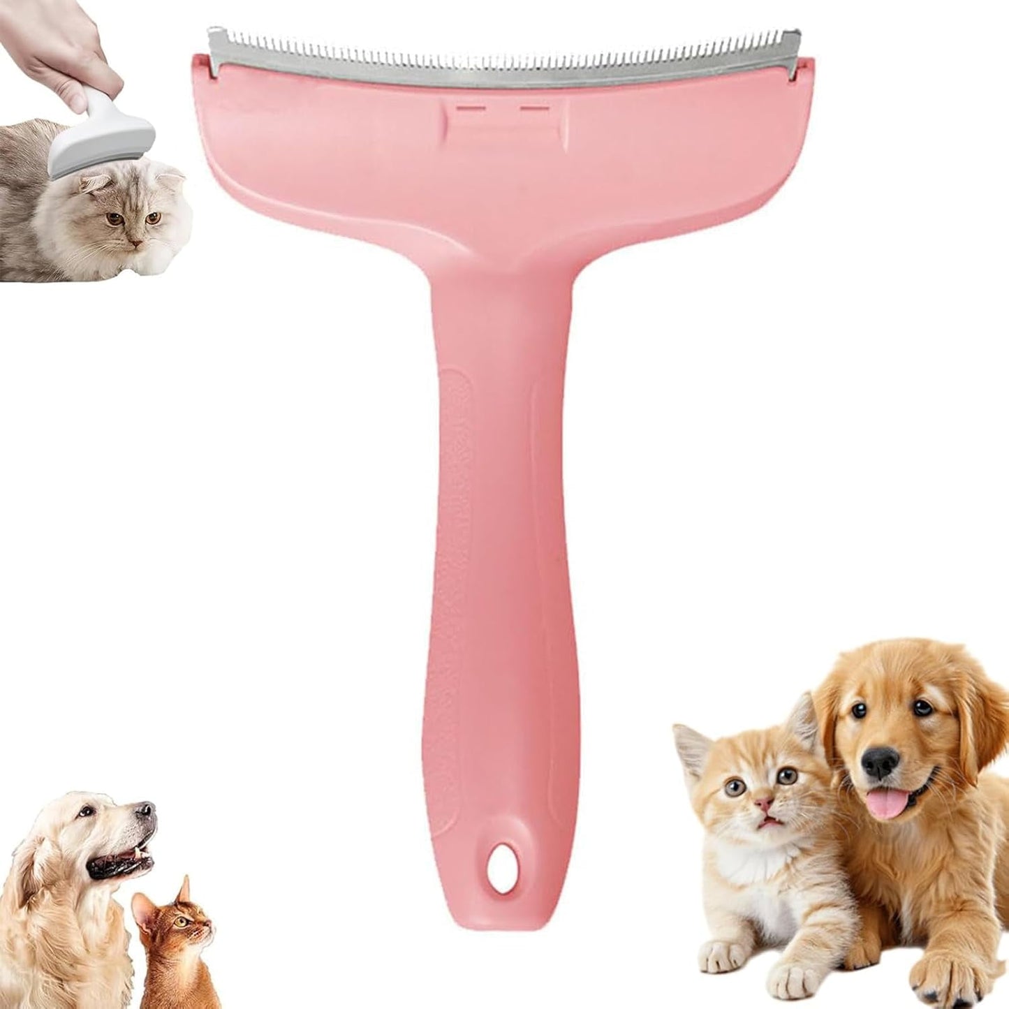 Pet hair comb