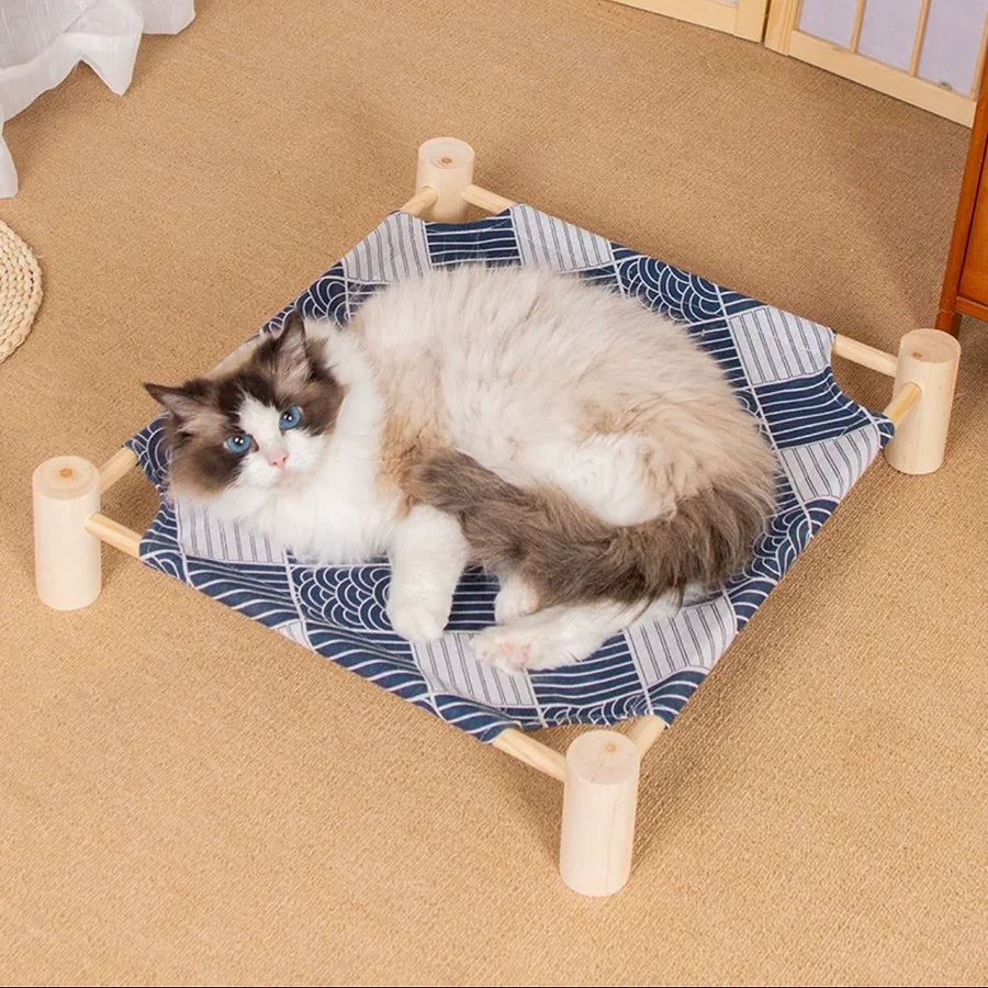Pet wooden bed